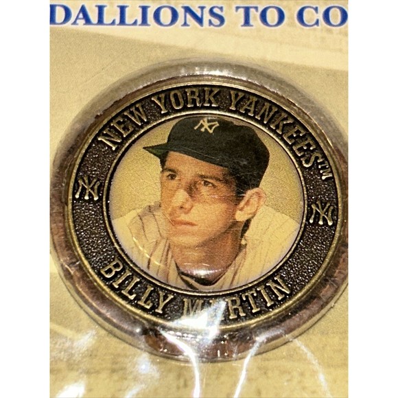 Billy Martin The Immortal’s 2005 Medallion Baseball Hall of Fame Yankees Coin - Picture 2 of 7